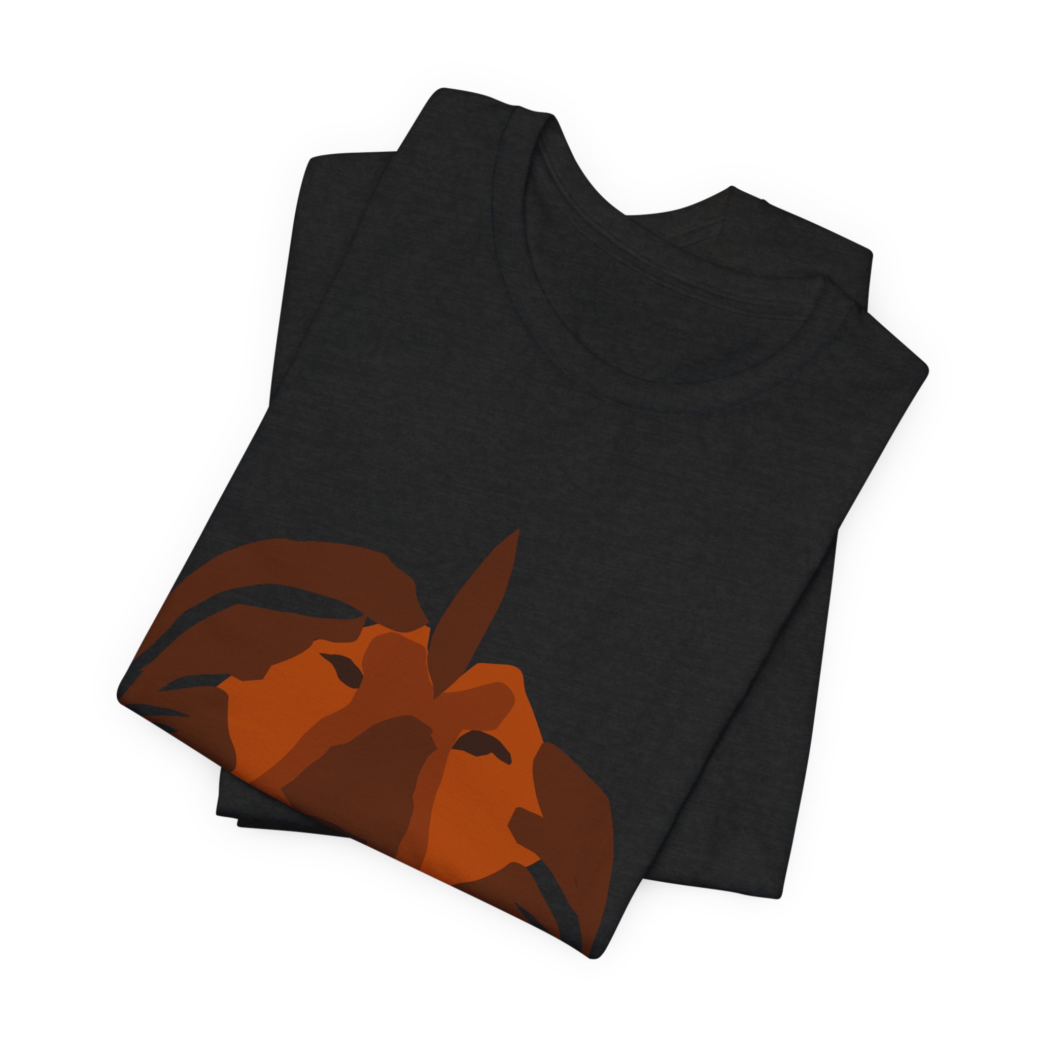 Lion Head Graphic Tee — Minimalist Geometric Lion Shirt - Image 7