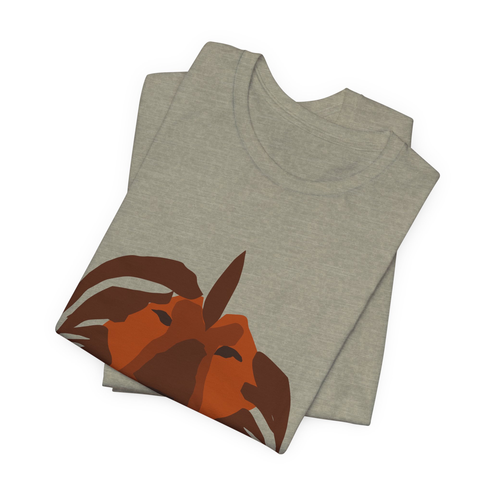 Lion Head Graphic Tee — Minimalist Geometric Lion Shirt - Image 11
