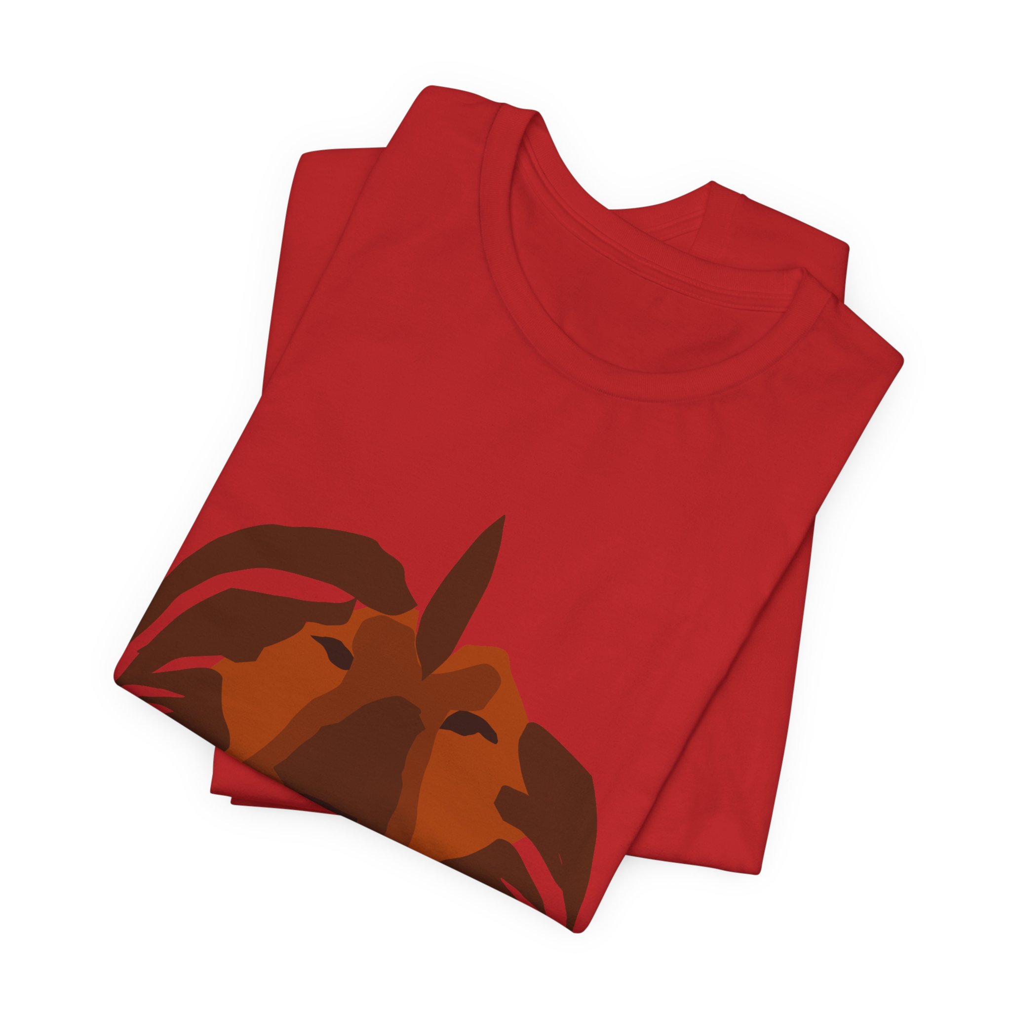 Lion Head Graphic Tee — Minimalist Geometric Lion Shirt - Image 15